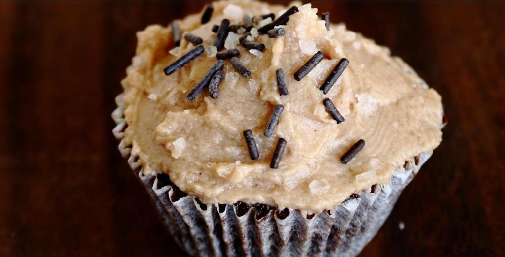 Zucchini Cupcakes with Salted Mocha Stout Buttercream © Food Loves Beer